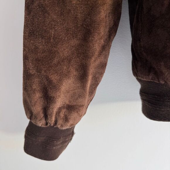 Vintage Roundtree & Yorke Soft Suede Leather Bomber Jacket Men's‎ Size Large - Picture 3 of 10